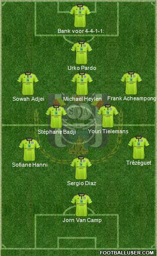 RSC Anderlecht Formation 2016