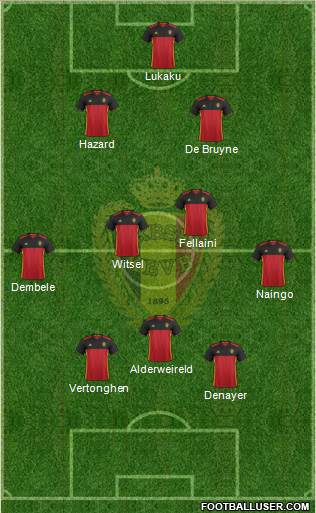 Belgium Formation 2016