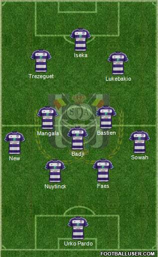 RSC Anderlecht Formation 2016