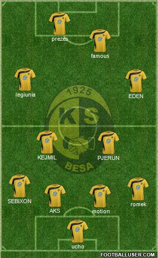 KS Besa Kavajë Formation 2016