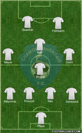 Chamois Niortais Football Club Formation 2016