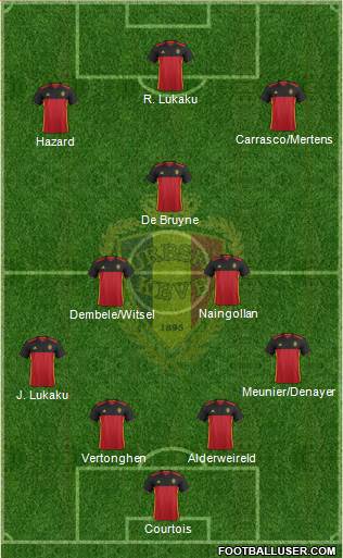 Belgium Formation 2016