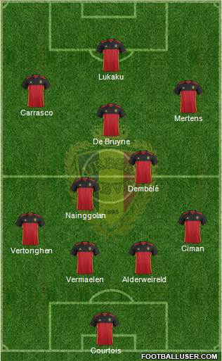 Belgium Formation 2016