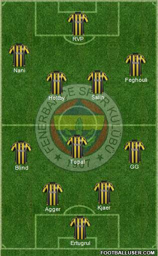 Fenerbahçe SK Formation 2016