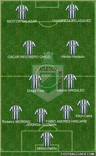 CDC Atlético Nacional Formation 2016