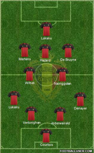 Belgium Formation 2016