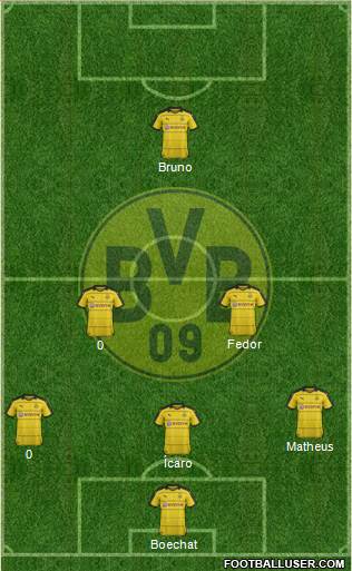 Borussia Dortmund Formation 2016