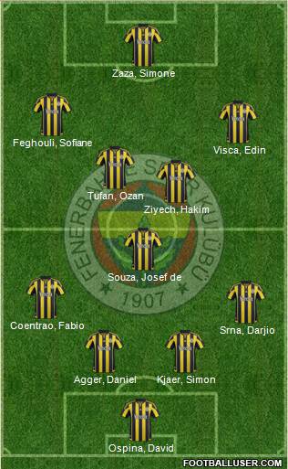 Fenerbahçe SK Formation 2016