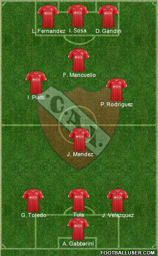 Independiente Formation 2016
