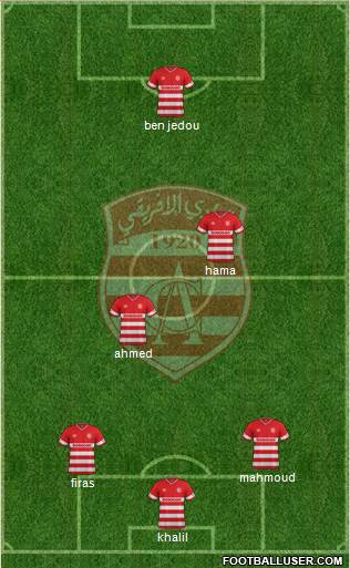 Club Africain Tunis Formation 2016