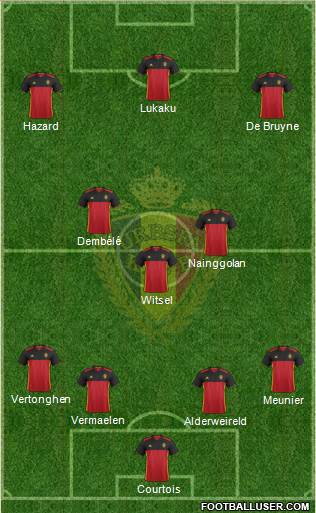 Belgium Formation 2016