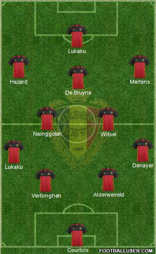 Belgium Formation 2016