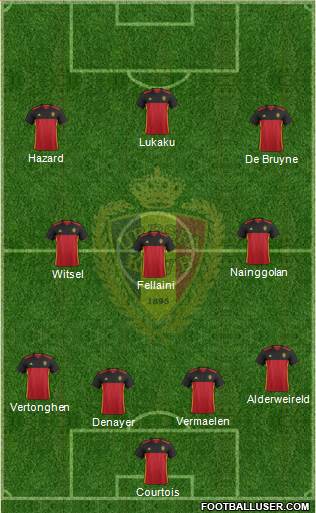Belgium Formation 2016