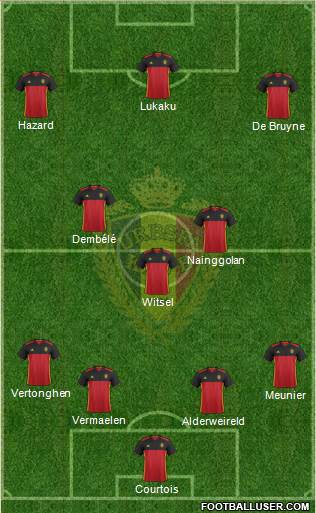 Belgium Formation 2016