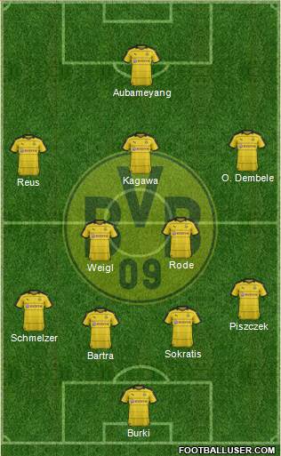 Borussia Dortmund Formation 2016