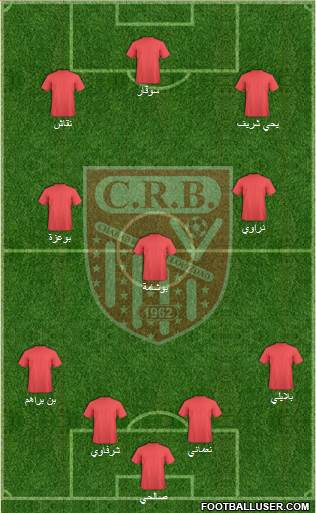 Chabab Riadhi Belouizdad Formation 2016