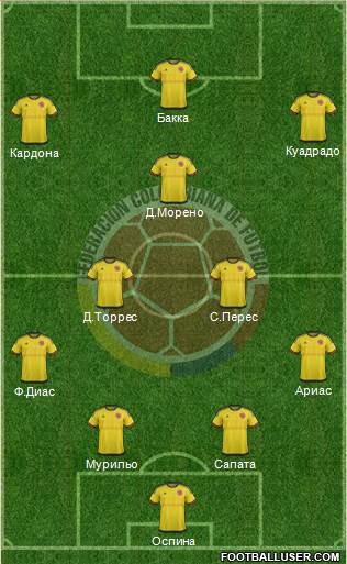 Colombia Formation 2016