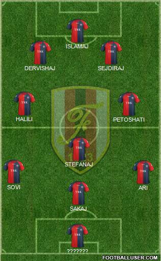KS Flamurtari Vlorë Formation 2016