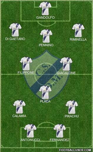 Deportivo Merlo Formation 2016