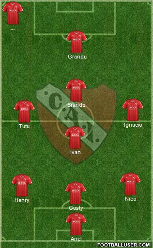Independiente Formation 2016