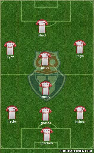 CF Universidad de Chile Formation 2016