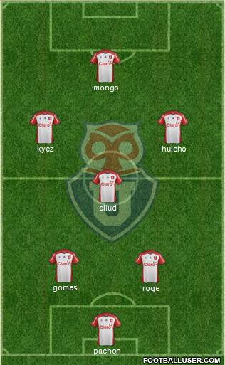 CF Universidad de Chile Formation 2016