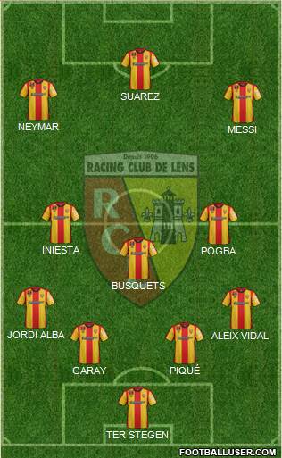 Racing Club de Lens Formation 2016