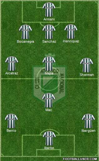 CDC Atlético Nacional Formation 2016