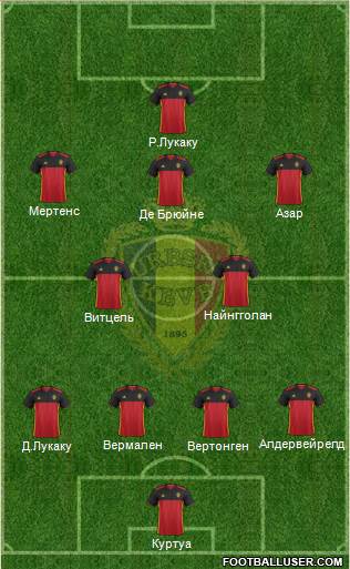 Belgium Formation 2016