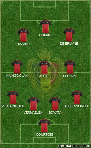 Belgium Formation 2016