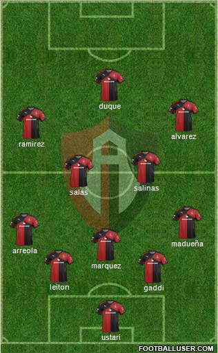 Club Deportivo Atlas Formation 2016