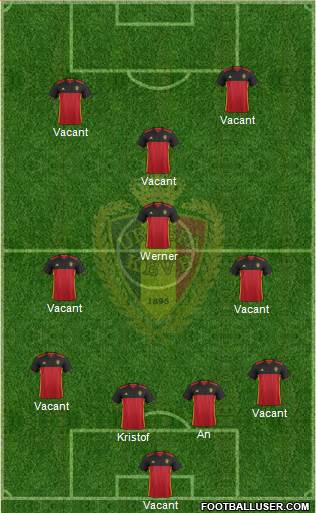 Belgium Formation 2016