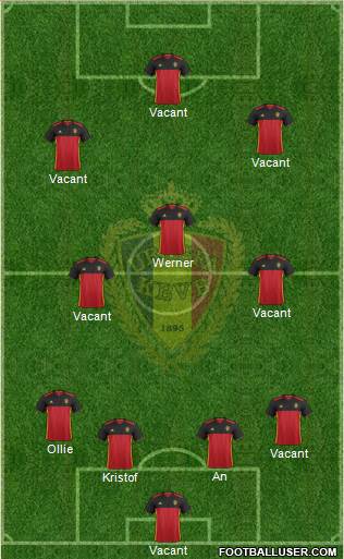 Belgium Formation 2016