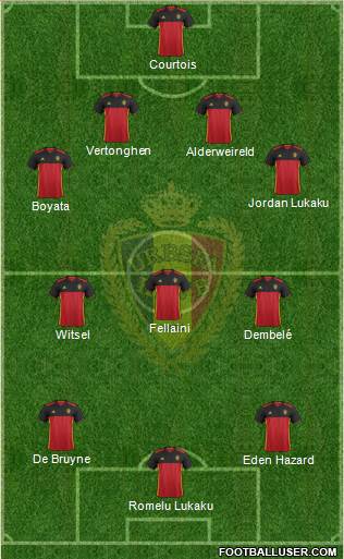 Belgium Formation 2016