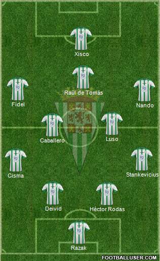 Córdoba C.F., S.A.D. Formation 2016