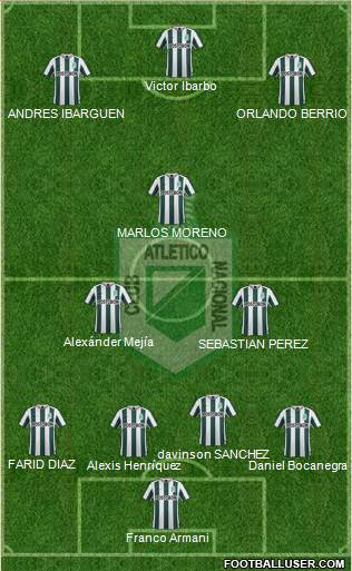 CDC Atlético Nacional Formation 2016