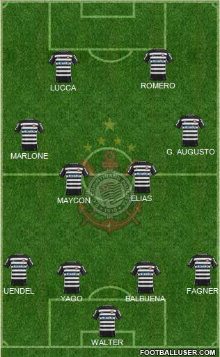 SC Corinthians Paulista Formation 2016