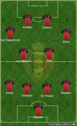 Belgium Formation 2016