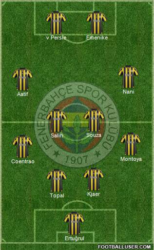 Fenerbahçe SK Formation 2016