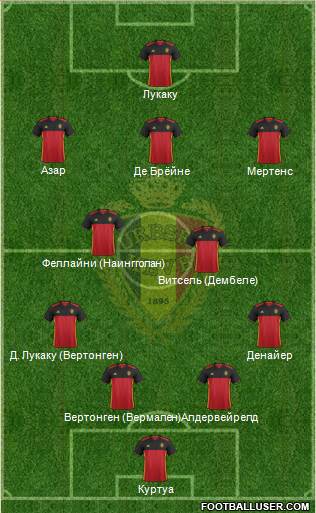 Belgium Formation 2016