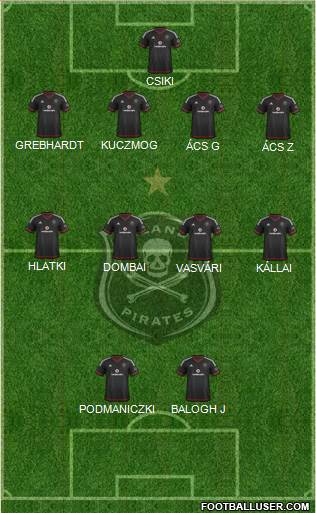 Orlando Pirates Formation 2016