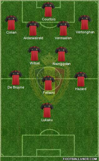 Belgium Formation 2016