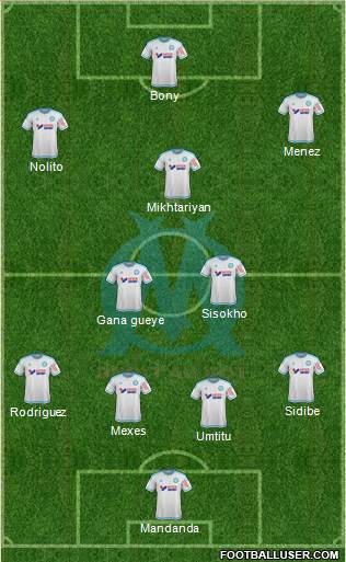 Olympique de Marseille Formation 2016