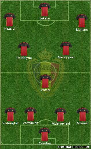 Belgium Formation 2016