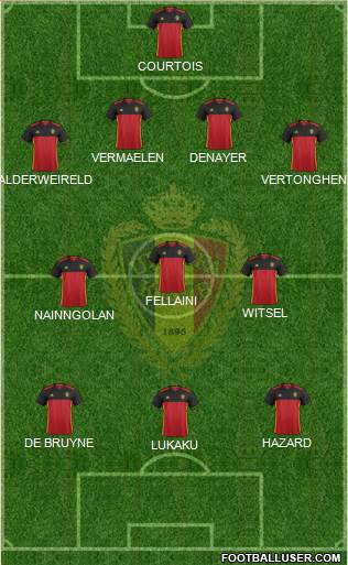 Belgium Formation 2016