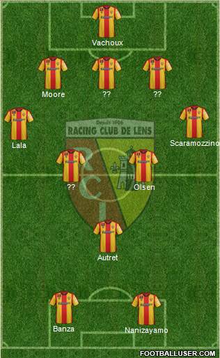 Racing Club de Lens Formation 2016