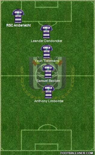 RSC Anderlecht Formation 2016