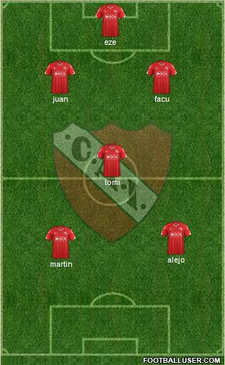 Independiente Formation 2016
