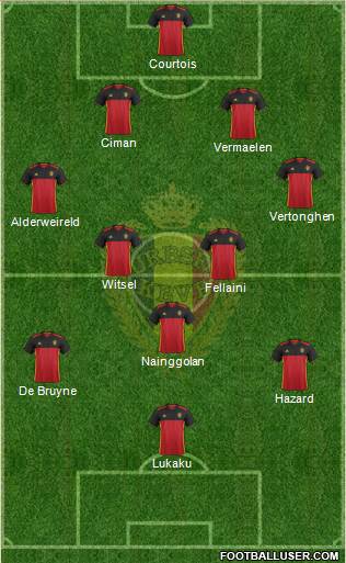 Belgium Formation 2016