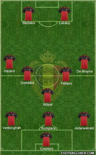 Belgium Formation 2016